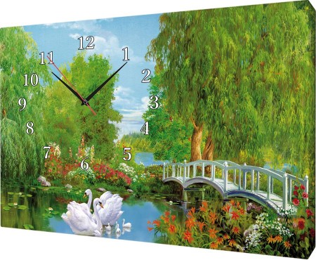 Часы на холсте 40х50 У417